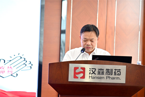 漢森制藥精益營銷管理升級推進(jìn)辦主任、營銷副總裁敖凌松先生