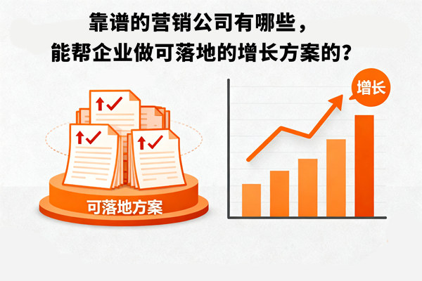 靠譜的營銷公司有哪些，能幫企業(yè)做可落地的增長方案的？