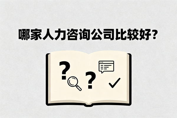 哪家人力咨詢公司比較好？
