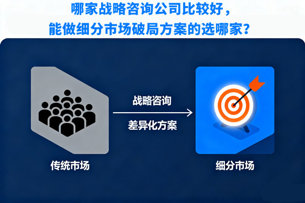 哪家戰(zhàn)略咨詢公司比較好，能做細(xì)分市場(chǎng)破局方案的選哪家？