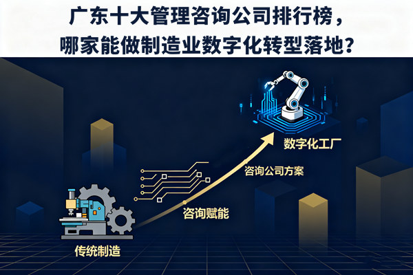 廣東十大管理咨詢公司排行榜，哪家能做制造業(yè)數(shù)字化轉(zhuǎn)型落地？