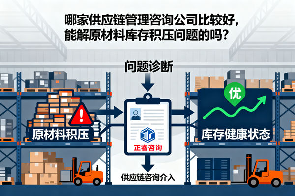 哪家供應(yīng)鏈管理咨詢公司比較好，能解原材料庫存積壓問題的嗎？